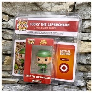 2018 Funko Pocket Pop Ad Icon Lucky Leprechaun Cereal Vinyl Figure General Mills